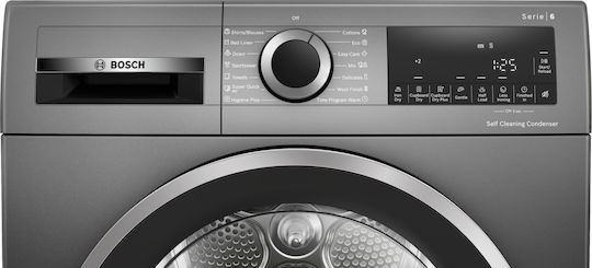 Bosch Serie 6 Στεγνωτήριο 9kg με Αντλία Θερμότητας