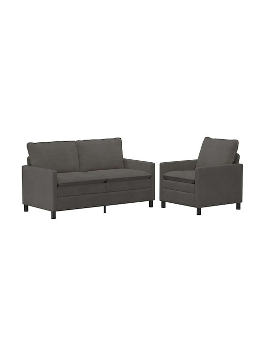 vidaXL Wohnzimmermöbel-Set 2-Sitzer & Sessel