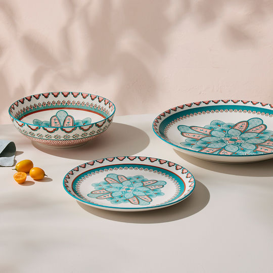 Maxwell & Williams Pelagie Blue Porcelain Dinnerware Set 12pcs