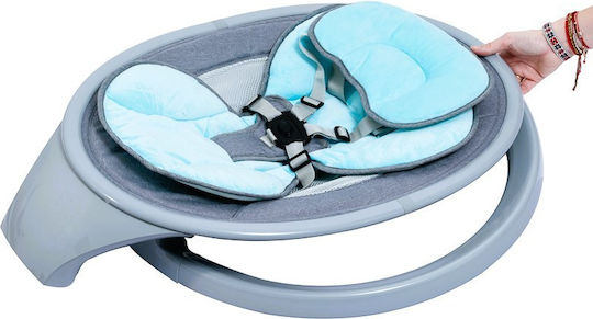 Buf Boof Relax Electric Balansoar Pentru Bebelusi Cu Muzica Albastru
