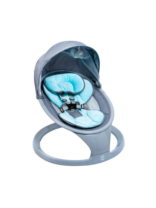 Buf Boof Relax Electric Balansoar Pentru Bebelusi Cu Muzica Albastru