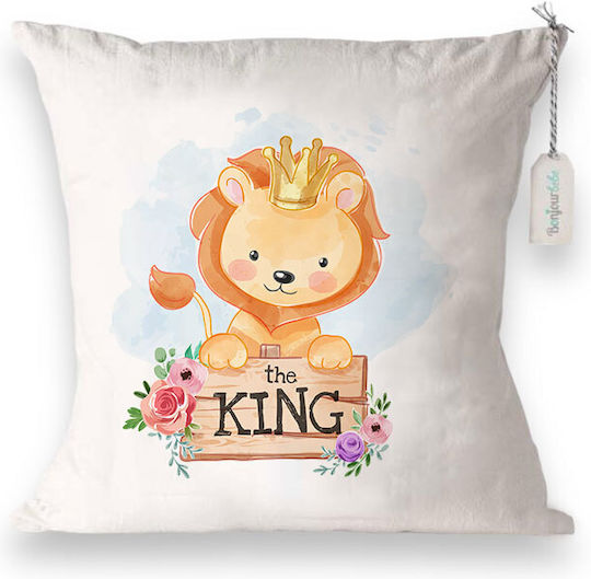 Pernă Decorativă Pentru Copii Băiat Alb Bonjour Bebe 25 Lion King Pernă Decorativă Pentru Copii Băiat Alb Bonjour Bebe 25 Lion King