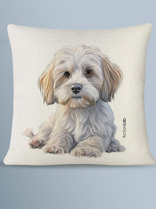 Action Lab Pillow Maltese 40x40x10cm