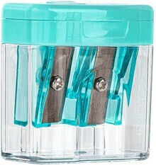 Deli Plastic Double Barrel Pencil Sharpener Various Colours 1 Piece 944139