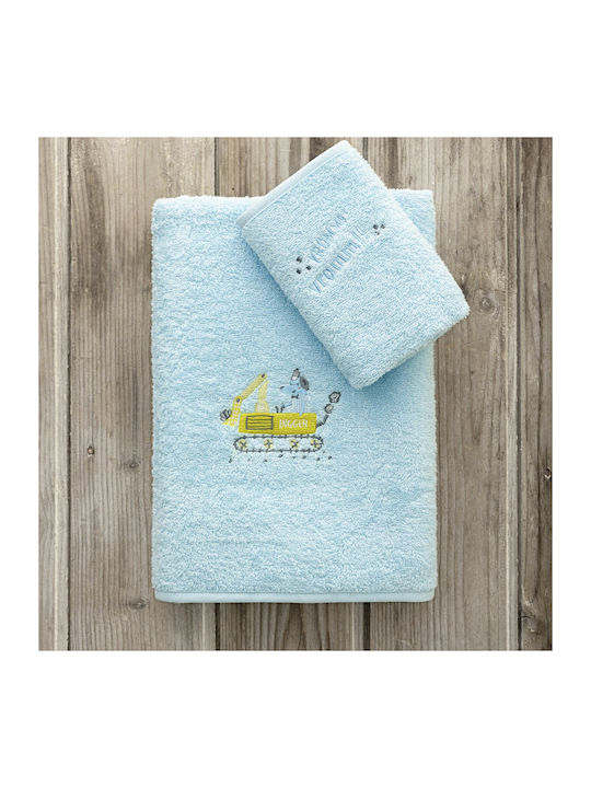 Kocoon Set Babyhandtücher 2 Stück Türkis Gewicht 380gr/m²