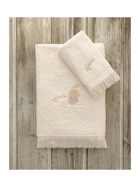 Kocoon Σετ Βρεφικές Πετσέτες 2τμχ Bunny Bloom Bunny Bloom