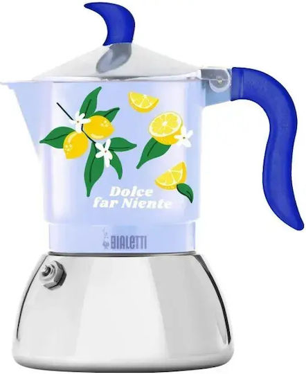 Bialetti Електрическа Кафеварка За Еспресо Inox Синя