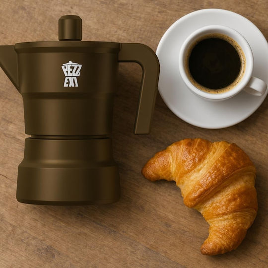 Pezzetti Electric Espresso Pot Brown