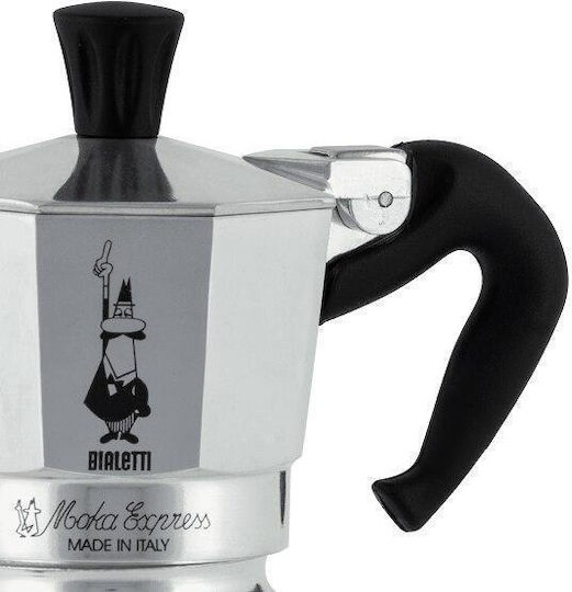 Bialetti Moka Express Espressokocher Für Den Herd 12 Tassen Silber