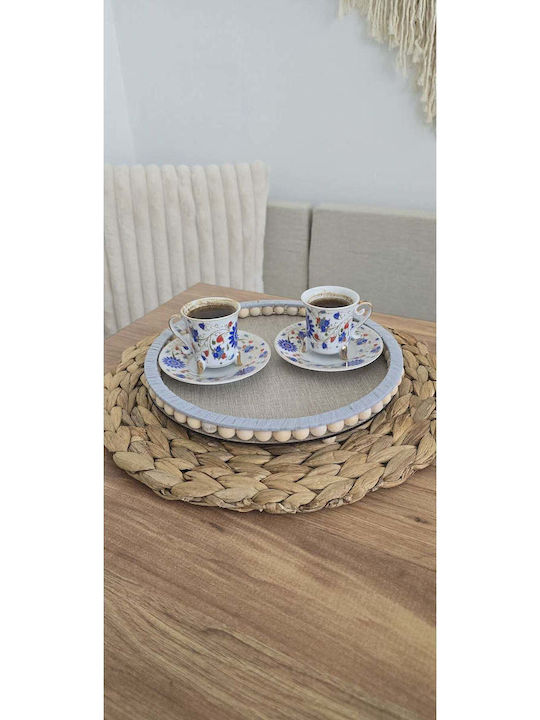 SteweHome Дървен Сервиращ Диск 25x20см