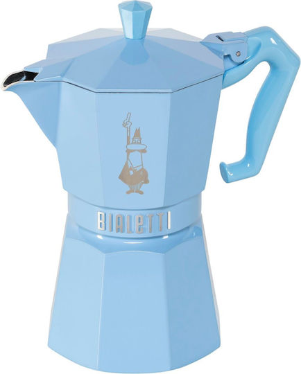 Moka Stovetop Espresso Pot Blue
