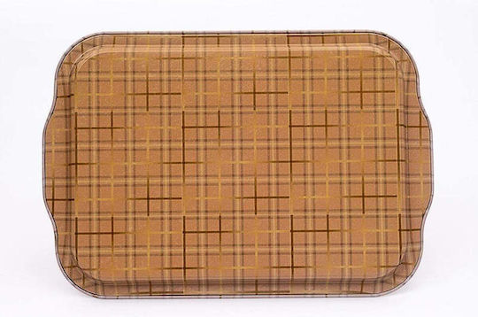 SteweHome Μεταλλικός Δίσκος Σερβιρίσματος 21x30cm