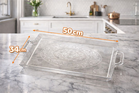 SteweHome Пластмасов Сервиращ Диск 50x34см