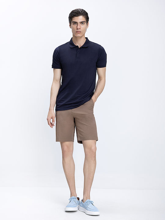 Commander Polo Herrenbluse Dunkelblau