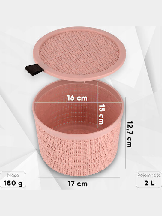 Curver Καλάθι Αποθήκευσης Ροζ 2lt