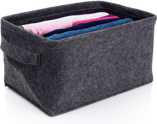 Storage Basket Black 36x27x20cm 1pcs