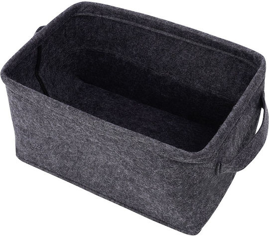 Storage Basket Black 36x27x20cm 1pcs