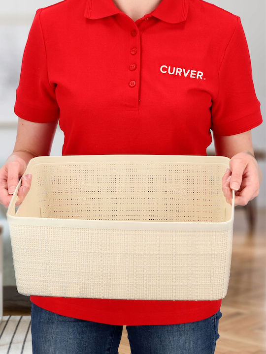 Coș Curver M 12l Crem