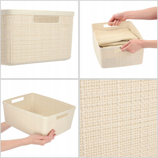 Curver Basket M 12l Cream