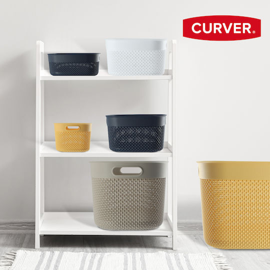 Storage Basket Grozs Filo M 12l 38x28.5x15cm White