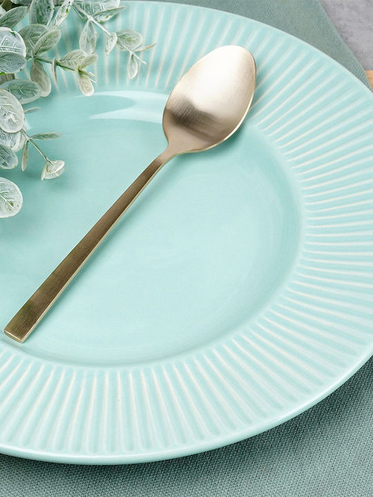 Set Of Gold Inox Coffee Tea Spoons 4 Pieces