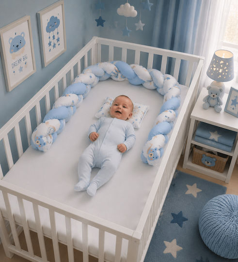 Kamtex Baby Bettumrandungen Geflochten Innerhalb Ciel 20x220cm Kamtex Baby Bettumrandungen Geflochten Innerhalb Ciel 20x220cm