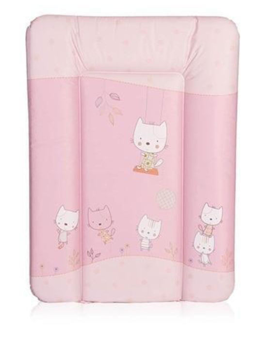 Lorelli Soft Changing Pad Bear Mouse made of Fabric Pink Bear Cake Mouse 50x70cm