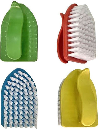 81-172 Plastic Cleaning Brush with Handle Green 13x6cm