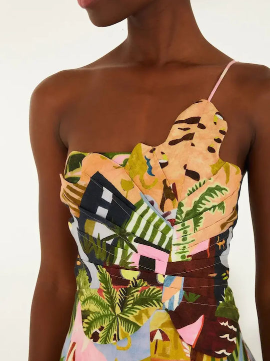 Summer Mini Dress Multicolor