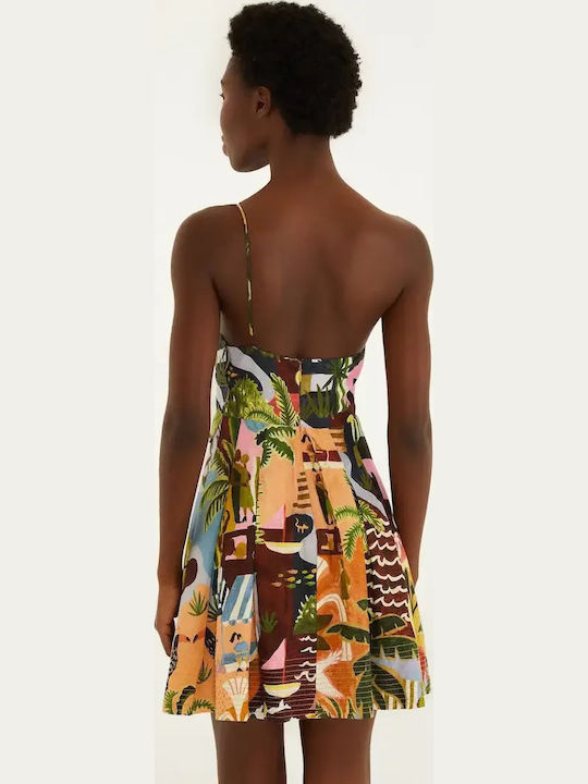 Summer Mini Dress Multicolor