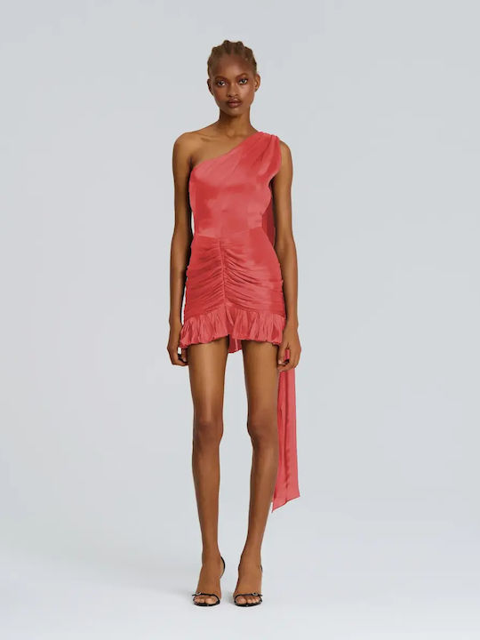 Summer Mini Evening Drape Dress Black