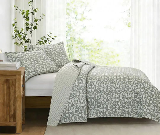 Liolios Home Liolios Home Coverlets Set Single Green 160x240cm