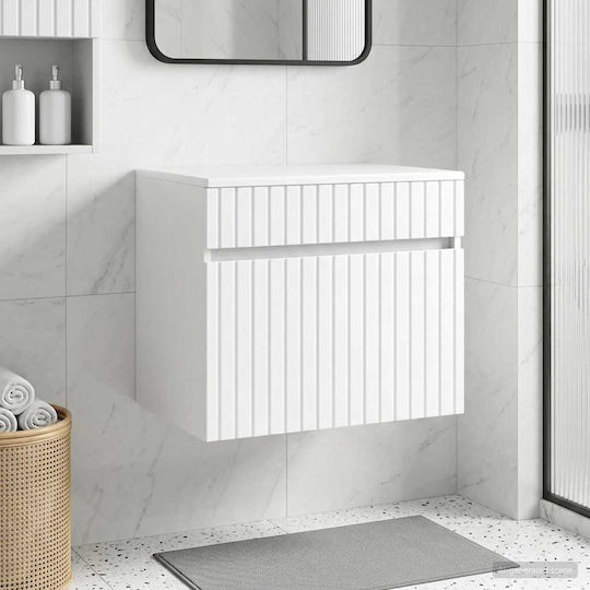 vidaXL Dulap De Baie 59x44.5x50cm Alb
