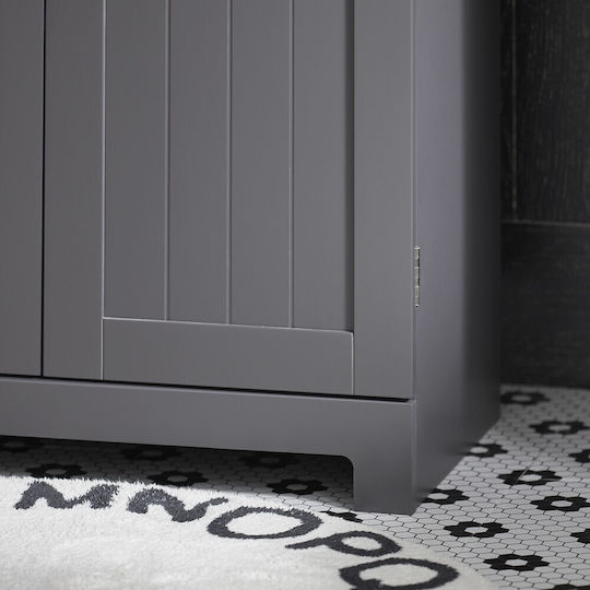 SoBuy Bathroom Cabinet L60xW30xH60cm Gray