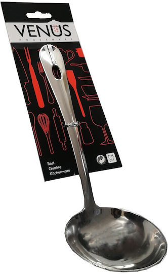 Venus Deep Soup Ladle Stainless Steel Silver 20cm