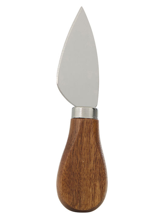 Servierplatte Akazie/3 Käsemesser Glas 30cm