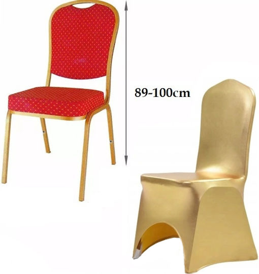 Meble odNowa Gold Chair Cover 100cm