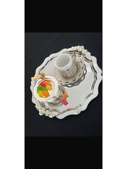SteweHome Stainless Steel Serving Tray 24x24cm