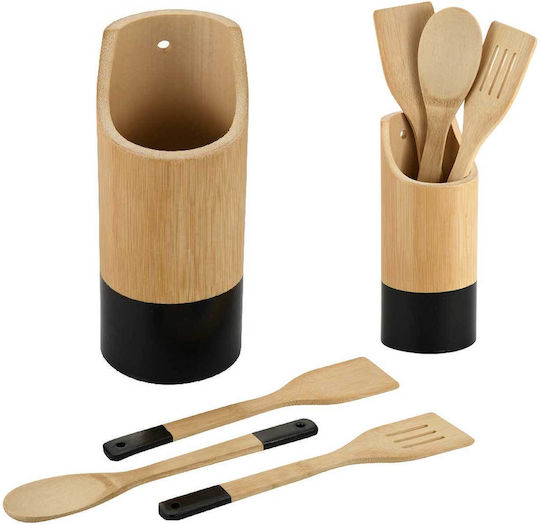 Kesper Σετ Bamboo Εργαλείων Μαγειρικής 4τμχ Μαύρο