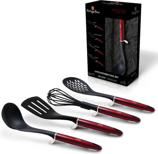Berlinger Haus Plastic Cooking Utensil Set Brown Metallic Line 4pcs
