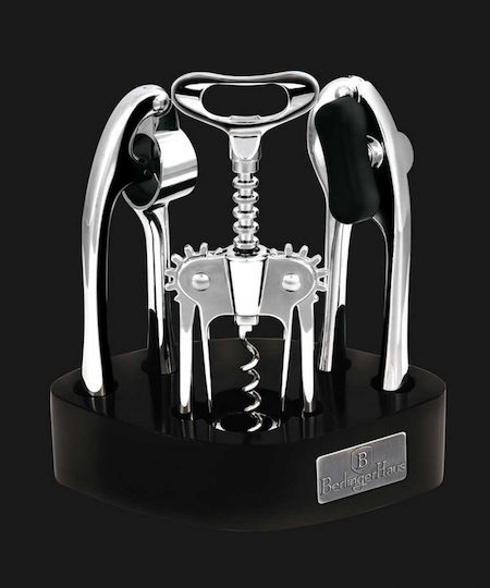 Berlinger Haus Cooking Utensil Set with Base Black Black Royal Collection 3pcs