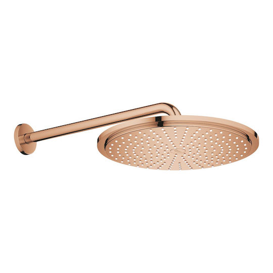Grohe Rainshower Στρογγυλή Κεφαλή Ντουζ 31cm με Βραχίονα 38cm