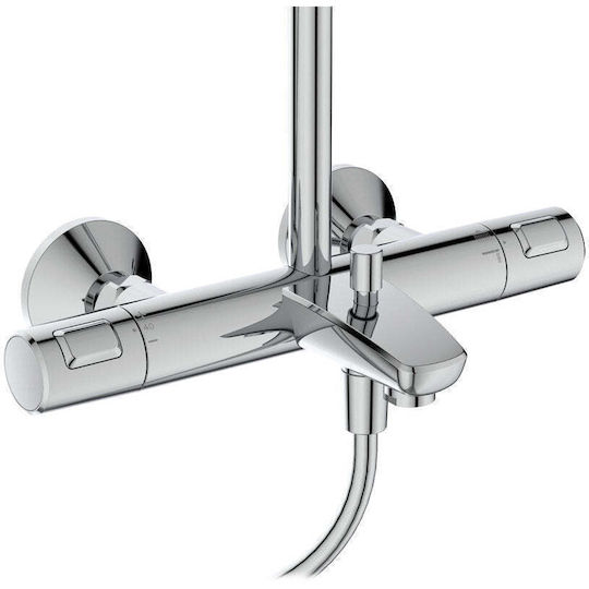 Ideal Standard Στρογγυλή Κεφαλή Ντουζ με Βραχίονα