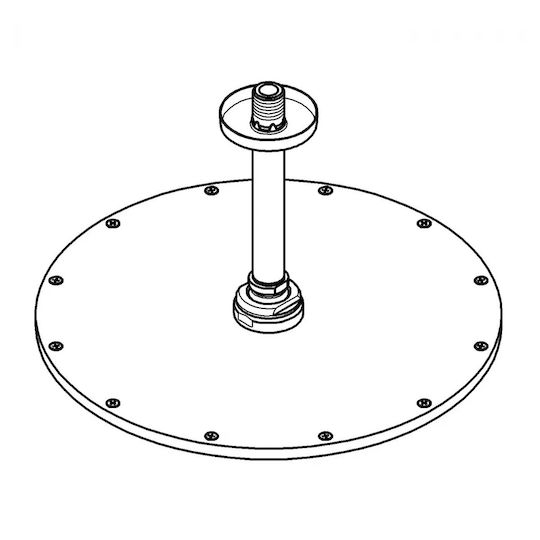 Grohe Rainshower Essence Στρογγυλή Κεφαλή Ντουζ 31cm με Βραχίονα 14.2cm