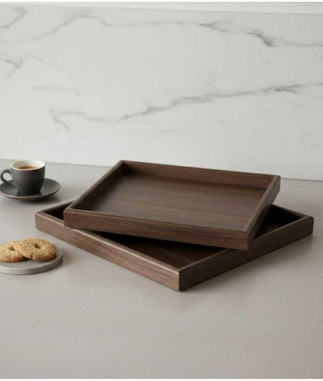 SteweHome Bamboo Δίσκος Σερβιρίσματος 25x35cm 2τμχ