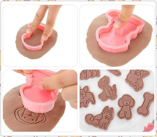 Stamp Cutters Dogs Dog Shapes 8pcs