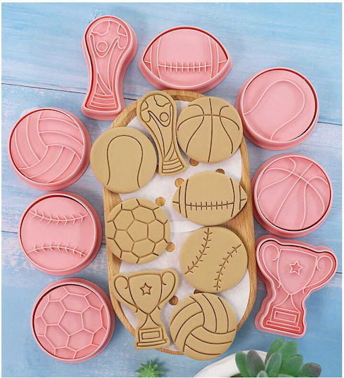 Stamp Cutters Football Soccer 8pcs