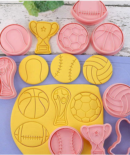Stamp Cutters Fotbal Fotbal 8 Bucăți