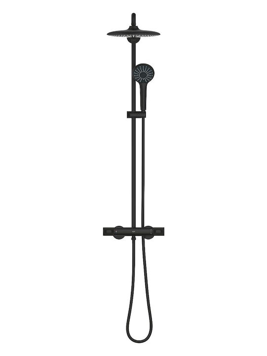Grohe Coloană de duș cu Baterie Argintiu Grohe Coloană de duș cu Baterie Argintiu