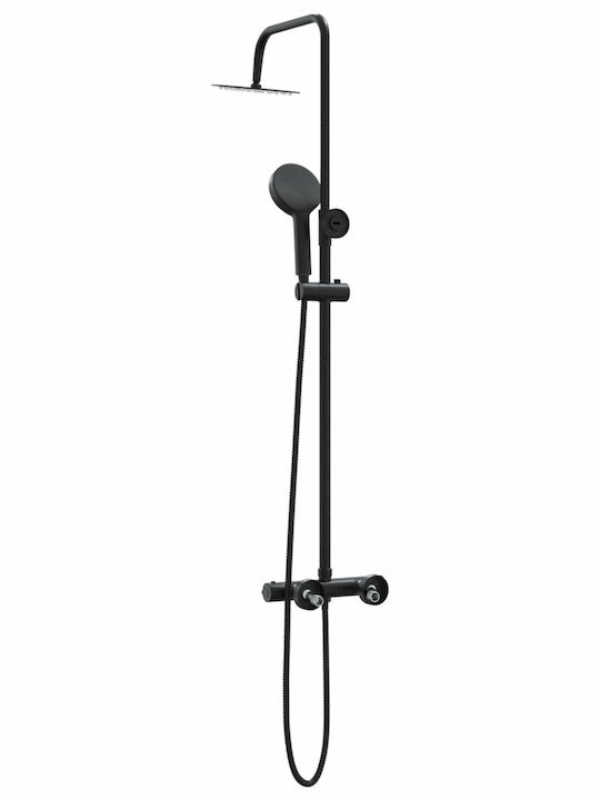 vidaXL Ρυθμιζόμενη Στήλη Ντουζ χωρίς Μπαταρία 150cm Χάλκινη